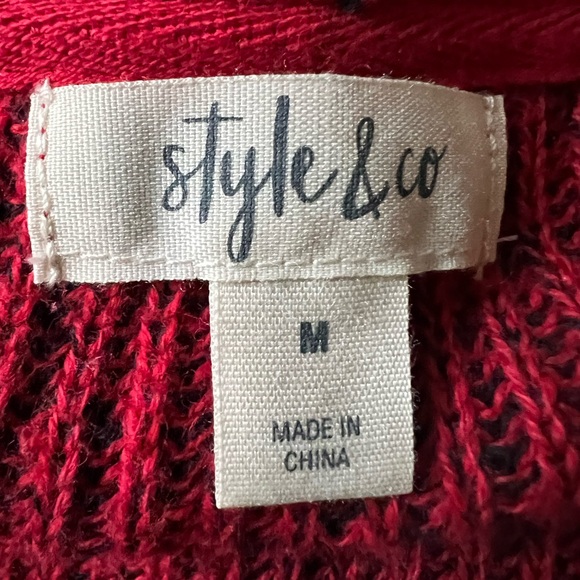 Style&Co bell sleeve cotton sweater -M - Picture 6 of 10